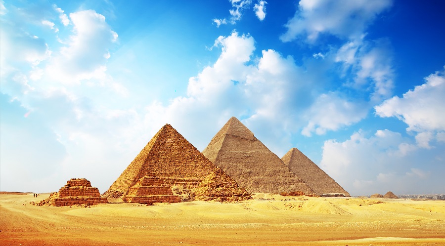 Imagenes De Las Piramides De Egipto Banco De Imágenes Pirámide De Giza En El Antiguo Egipto